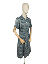 Load image into Gallery viewer, Original 1940’s 1950’s Floppy Cotton Novelty Print Dress - Bust 38 40