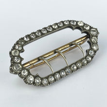 Load image into Gallery viewer, Vintage Late Victorian or Early Edwardian Paste Buckle by the Parisian Diamond Company