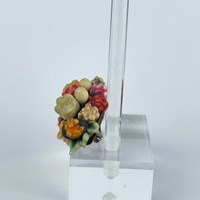 Load image into Gallery viewer, Charming Original 1930's or 1940's Floral Brooch