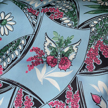 Load image into Gallery viewer, Original 1940's Cold Rayon Novelty Print Dressmaking Fabric - Blouse Length - 39" x 96"