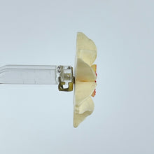Load image into Gallery viewer, Vintage 1940's 1950's Carved Daffodil Brooch and Clip on Earring Set