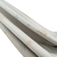 Load image into Gallery viewer, 1940's Dressmaking Fabric for Underwear or Nightwear - White Rayon with Floral Print in Pink and Blue - 34" x 66" - No.16