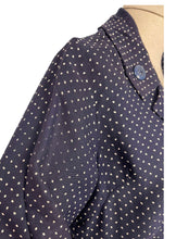 Load image into Gallery viewer, Original 1940's Classic Blue and White Polka Dot Day Dress - Bust 38
