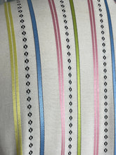 Load image into Gallery viewer, Original 1950's Fara-head Pastel Stripe Day Dress in Pink, Green, Yellow and Blue - Bust 36 37