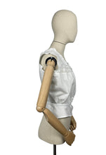 Load image into Gallery viewer, Antique Irish Made White Cotton Chemise with Broderie Anglaise Trim - Bust 34 36 *