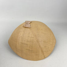 Load image into Gallery viewer, Original 1940's Straw Juliet Cap - Charming Summer Hat