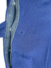 Load image into Gallery viewer, Original Classic 1940’s Blue Crepe Day Dress with Laced Waist Detail and Belt - Bust 34 35