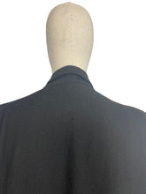 Load image into Gallery viewer, Original Volup 1940's Black Betty Rose Edge to Edge Swing Jacket - Bust 42 44 46