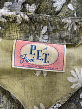 Load image into Gallery viewer, Original 1950’s Floral Cotton Belted Day Dress with Full Circle Skirt - Bust 36 38 *