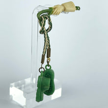 Load image into Gallery viewer, Vintage 1930's or 1940's Green Boots and Riding Crop Plastic Brooch