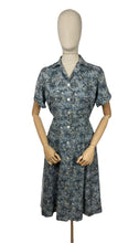 Load image into Gallery viewer, Original 1940’s 1950’s Floppy Cotton Novelty Print Dress - Bust 38 40