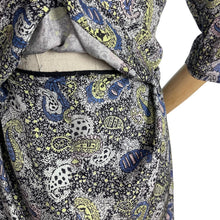 Load image into Gallery viewer, Original 1940’s 1950's Paisley Print Day Dress by Rembrandt - Artificial Silk - Bust 34 *