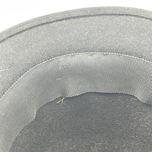 Load image into Gallery viewer, Original 1940’s Black Felt Hat with Bead, Sequin and Straw Trim and Large Bow *
