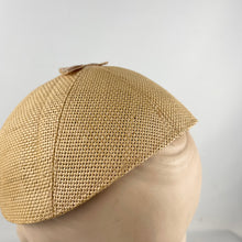 Load image into Gallery viewer, Original 1940's Straw Juliet Cap - Charming Summer Hat