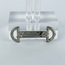 Load image into Gallery viewer, Original 1930's Pot Metal and Clear Paste Art Deco Brooch