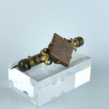 Load image into Gallery viewer, Vintage 1940's 1950's Carved Daffodil Brooch and Clip on Earring Set