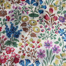Load image into Gallery viewer, Original 1940’s CC41 Floral Cotton Dress Making Fabric - 32" x 250"