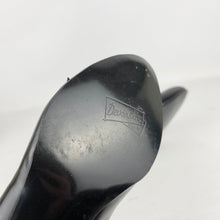 Load image into Gallery viewer, Original 1950's Deadstock Black Leather Court Shoes with Bow Detail - UK 5 *