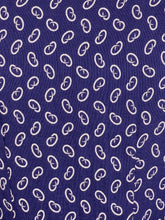 Load image into Gallery viewer, Original 1940’s 1950’s Novelty Print Pretzel Print Dress in Blue and White - Bust 34" *