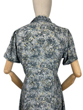 Load image into Gallery viewer, Original 1940’s 1950’s Floppy Cotton Novelty Print Dress - Bust 38 40