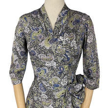 Load image into Gallery viewer, Original 1940’s 1950's Paisley Print Day Dress by Rembrandt - Artificial Silk - Bust 34 *