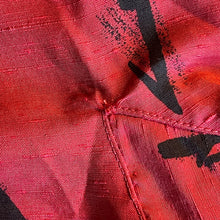 Load image into Gallery viewer, Original 1950's Red and Black Novelty Print Arrow Head Wiggle Dress by Linzi Line in Liberty of London Silk - Bust 34