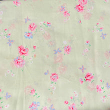Load image into Gallery viewer, 1940's Apple Green Crepe Dressmaking Fabric for Underwear or Nightwear - 35" x 64" - No.11