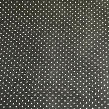 Load image into Gallery viewer, Original 1930's Black and White Polka Dot Cotton Dressmaking Fabric - 29" x 432"