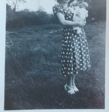 Load image into Gallery viewer, Original 1940's Blue and White Polka Dot Belted Dress and Matching Shorts and Top Playsuit - Bust 34 *