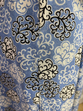 Load image into Gallery viewer, Original 1940's CC41 Heavy Linen Dress in Blue, Black and White - Bust 35 36