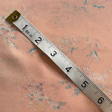 Load image into Gallery viewer, Original 1940's Dressmaking Fabric for Nightwear of Underwear - Peach with Floral Sprays - 35" x 60" - No.10