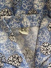 Load image into Gallery viewer, Original 1940's CC41 Heavy Linen Dress in Blue, Black and White - Bust 35 36