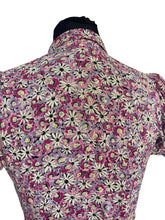 Load image into Gallery viewer, Original 1940's CC41 Ditsy Floral Crepe Day Dress - Very Petite - Bust 32