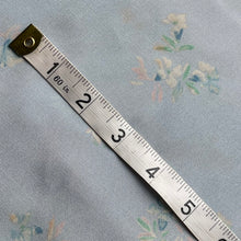 Load image into Gallery viewer, 1940's Baby Blue Crepe Dressmaking Fabric for Underwear or Nightwear - Pretty Floral Print - 35" x 80" - No.13