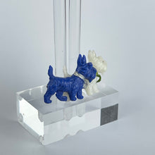 Load image into Gallery viewer, Original 1940's Blue and Cream Double Scottie Dog Brooch