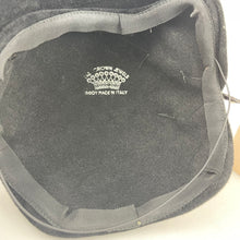 Load image into Gallery viewer, Original 1950’s Black Felt Hat with Huge Feather Trim - Very Stylish Piece *