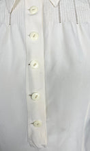 Load image into Gallery viewer, Original 1930's Swedish Made Natural Silk Blouse with Faggoting and Pintucks - Bust 34 36