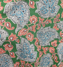 Load image into Gallery viewer, Original CC41 Moygashel Skirt in Green, Coral, Blue and White by St Michael - Waist 25"