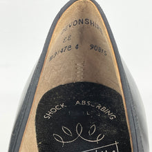 Load image into Gallery viewer, Original 1940's 1950's Deadstock Black Leather Court Shoes with Bow Detail  - UK Narrow 4 *