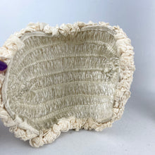 Load image into Gallery viewer, Original 1950's Cream Ruffled Lace Half Hat - Perfect for a Summer Wedding