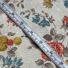 Load image into Gallery viewer, Original 1950's Fine Cotton Floral Print Fabric with Roses - 46" x 60"