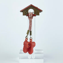 Load image into Gallery viewer, Vintage 1930's or 1940's Red Boots Hanging from a Dog Kennel Brooch