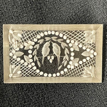 Load image into Gallery viewer, Original 1940's Carved Lucite Brooch with Love Bird Design - Great Sweetheart Pin *