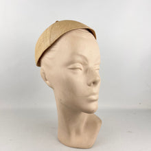 Load image into Gallery viewer, Original 1940's Straw Juliet Cap - Charming Summer Hat