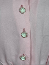 Load image into Gallery viewer, Original 1940's Pale Pink Long Sleeved Blouse with Neat Collar - Bust 34 35