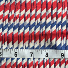 Load image into Gallery viewer, Original 1940's Red, White and Blue Rayon Dressmaking Fabric - 34" x 170"