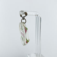 Load image into Gallery viewer, Original 1940's Reverse Carved Lucite Kathleen Name Brooch with Flowers *