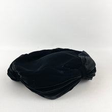 Load image into Gallery viewer, Original 1950's Classic Black Velvet Hat by Jacoll - Great Wardrobe Staple
