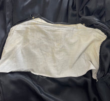 Load image into Gallery viewer, Utterly Incredible True Volup Original 1930's 1940's Satin Backed Crepe Dress with Hand Painted Floral Design - Bust 44 46
