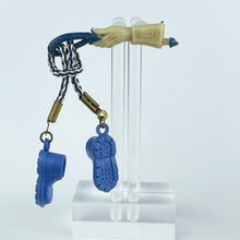 Load image into Gallery viewer, Vintage 1930's or 1940's Blue Boots and Riding Crop Plastic Brooch